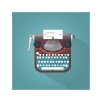 typewriter sound keyboard android application logo